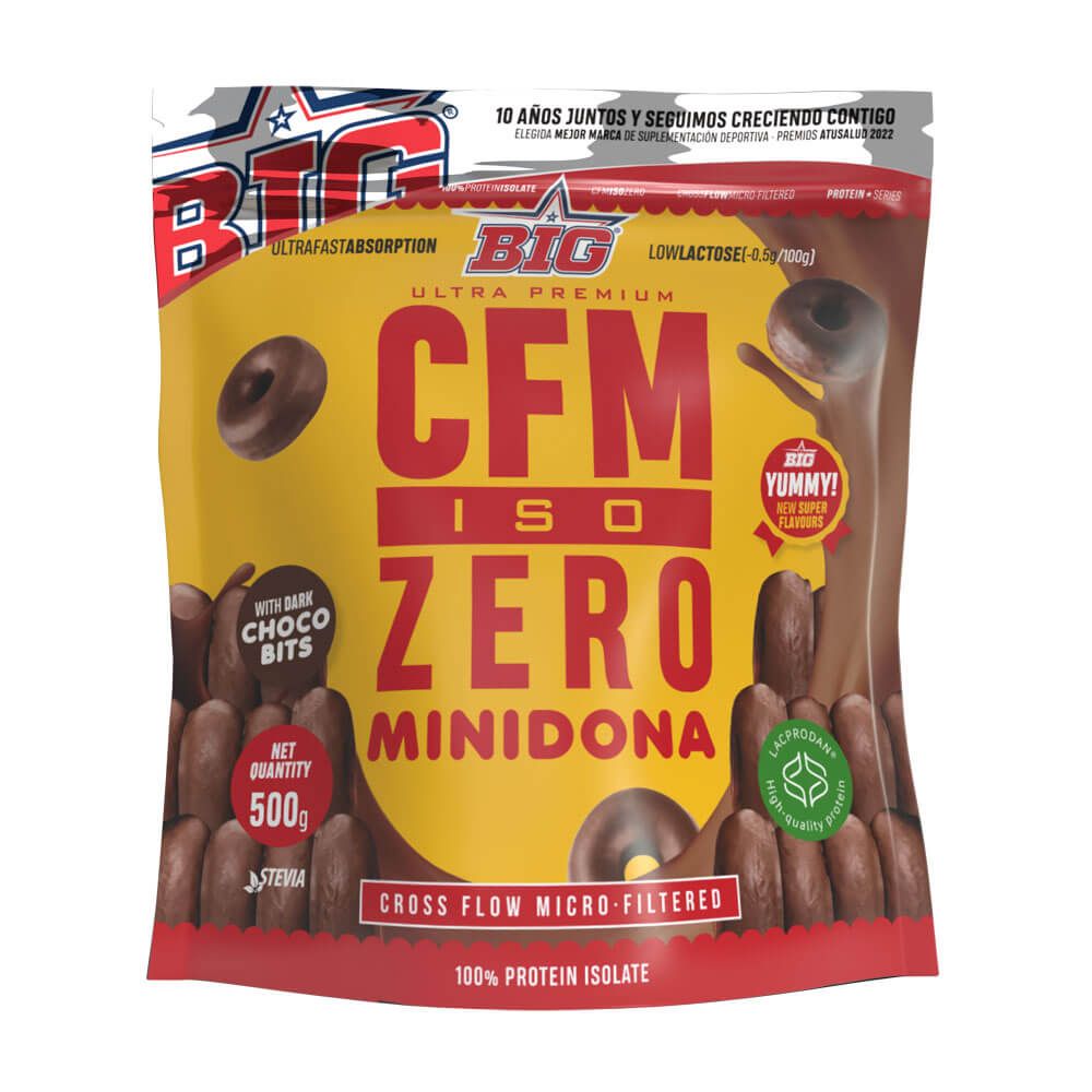 CFM ISO Zero presentación de 500g por BIG complemento alimenticio de proteína de aislado de suero isolate