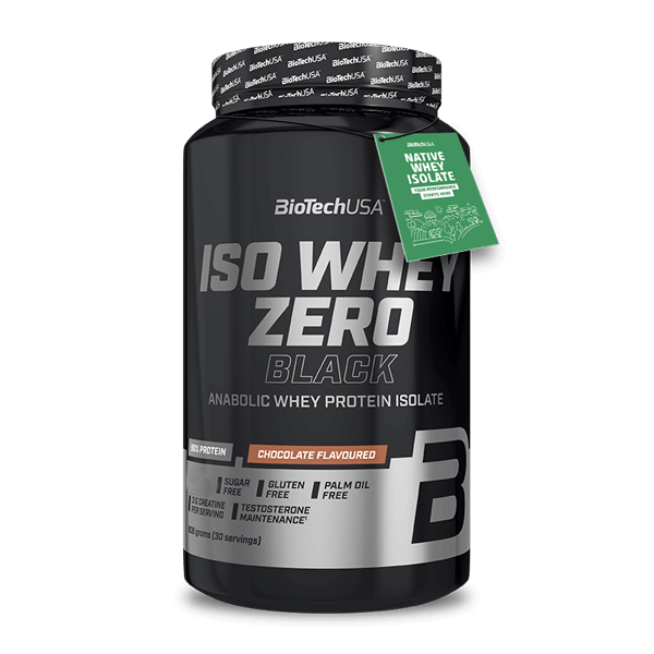 Iso Whey Zero Black bote de 908g - proteína de aislado de suero isolate del fabricante Biotech USA