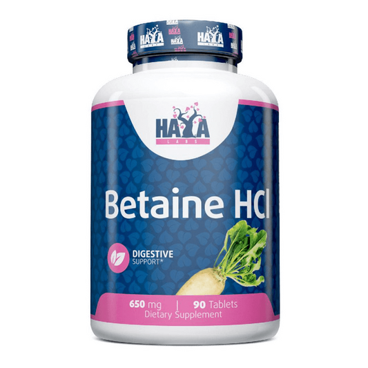 Betaína HCL 650mg de la marca Haya Labs en Digestivos