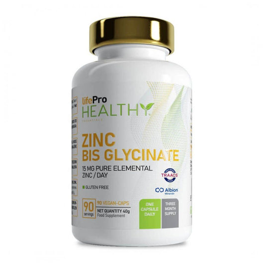 Bisglicinato De Zinc 15Mg de la marca LifePRO en Minerales