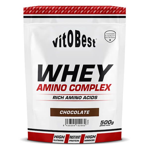 Whey Amino Complex envase de 500g de la marca VitoBest suplemento de proteina de suero whey