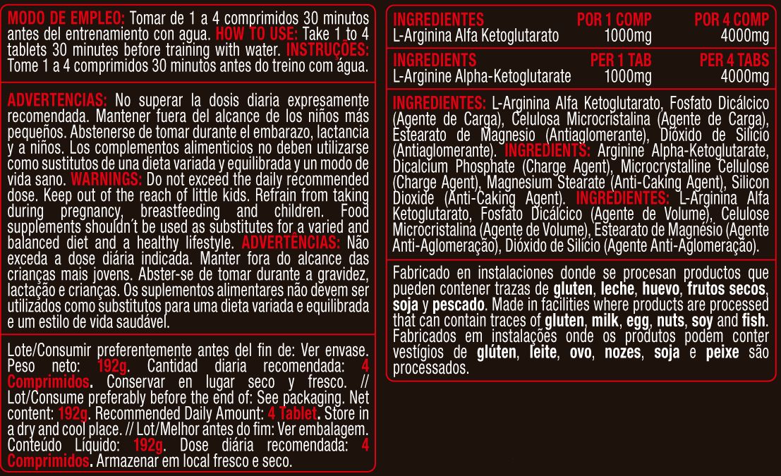 Información nutricional