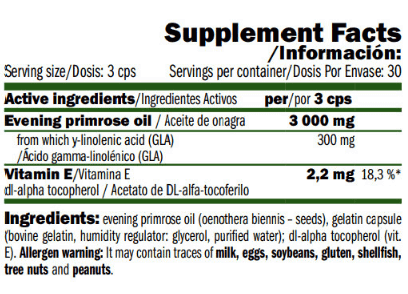 Información nutricional