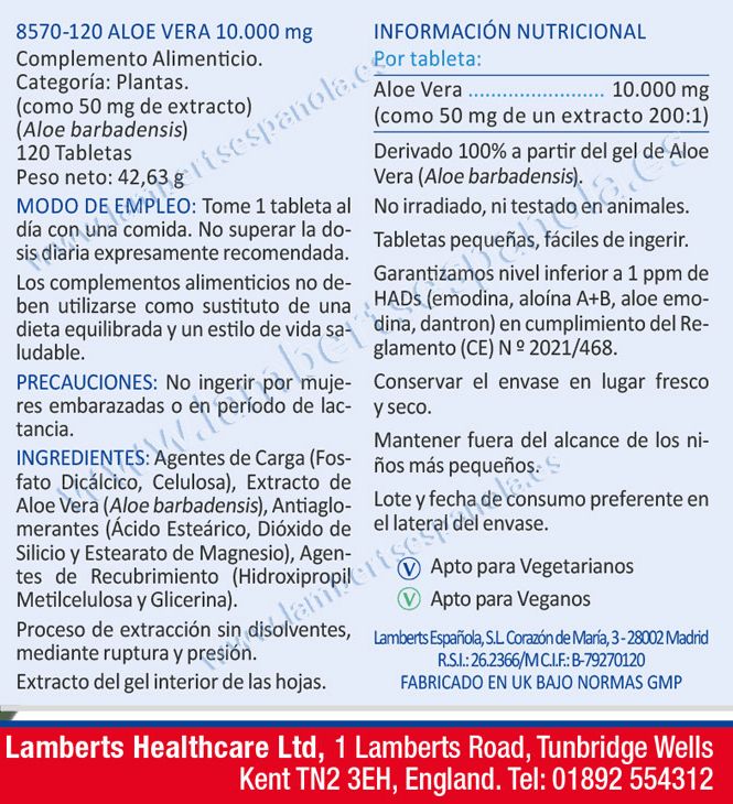 Información nutricional