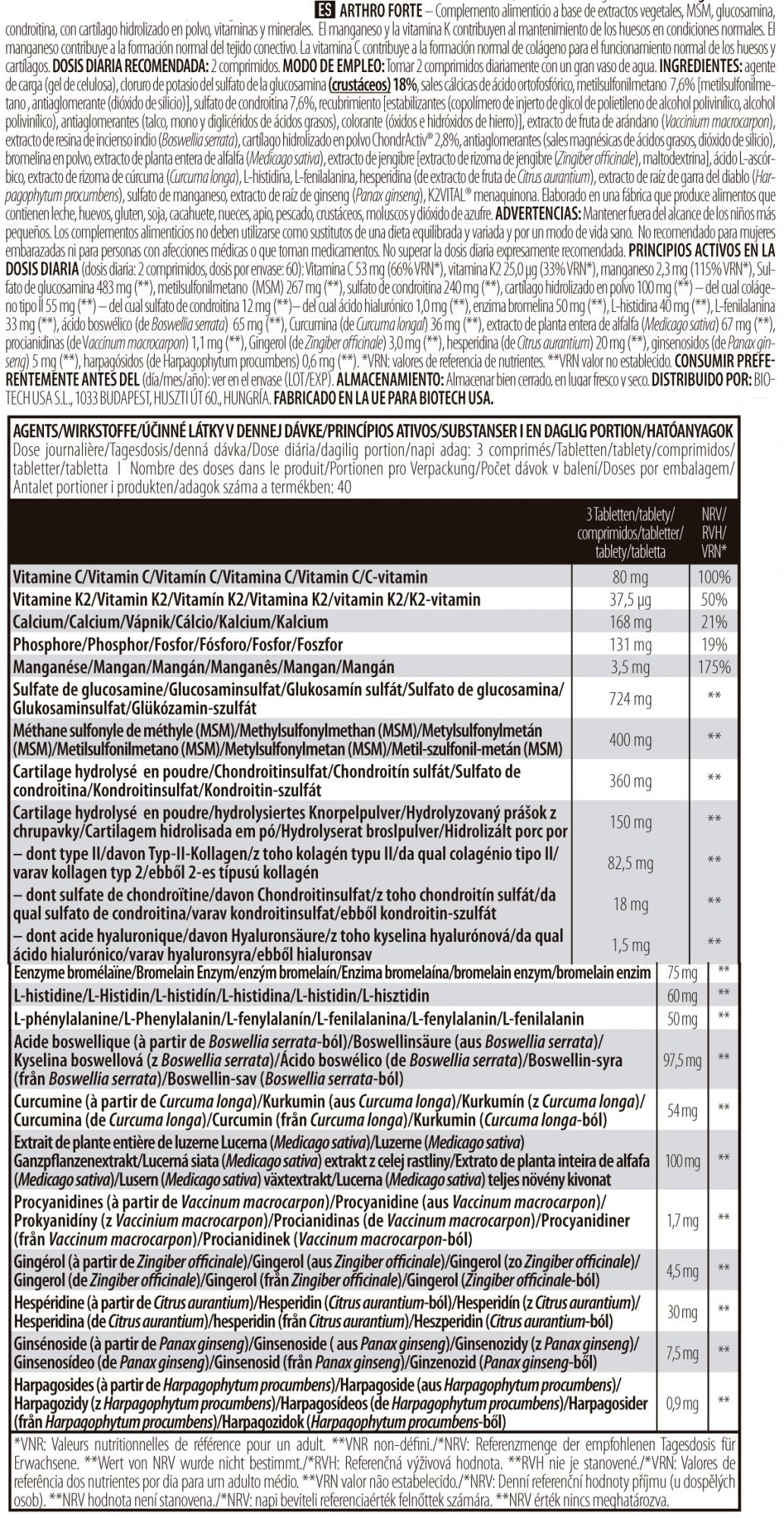 Información nutricional