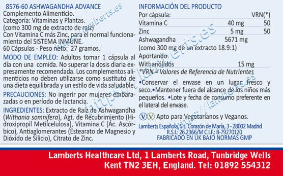 Información nutricional
