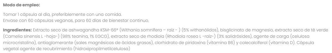 Información nutricional