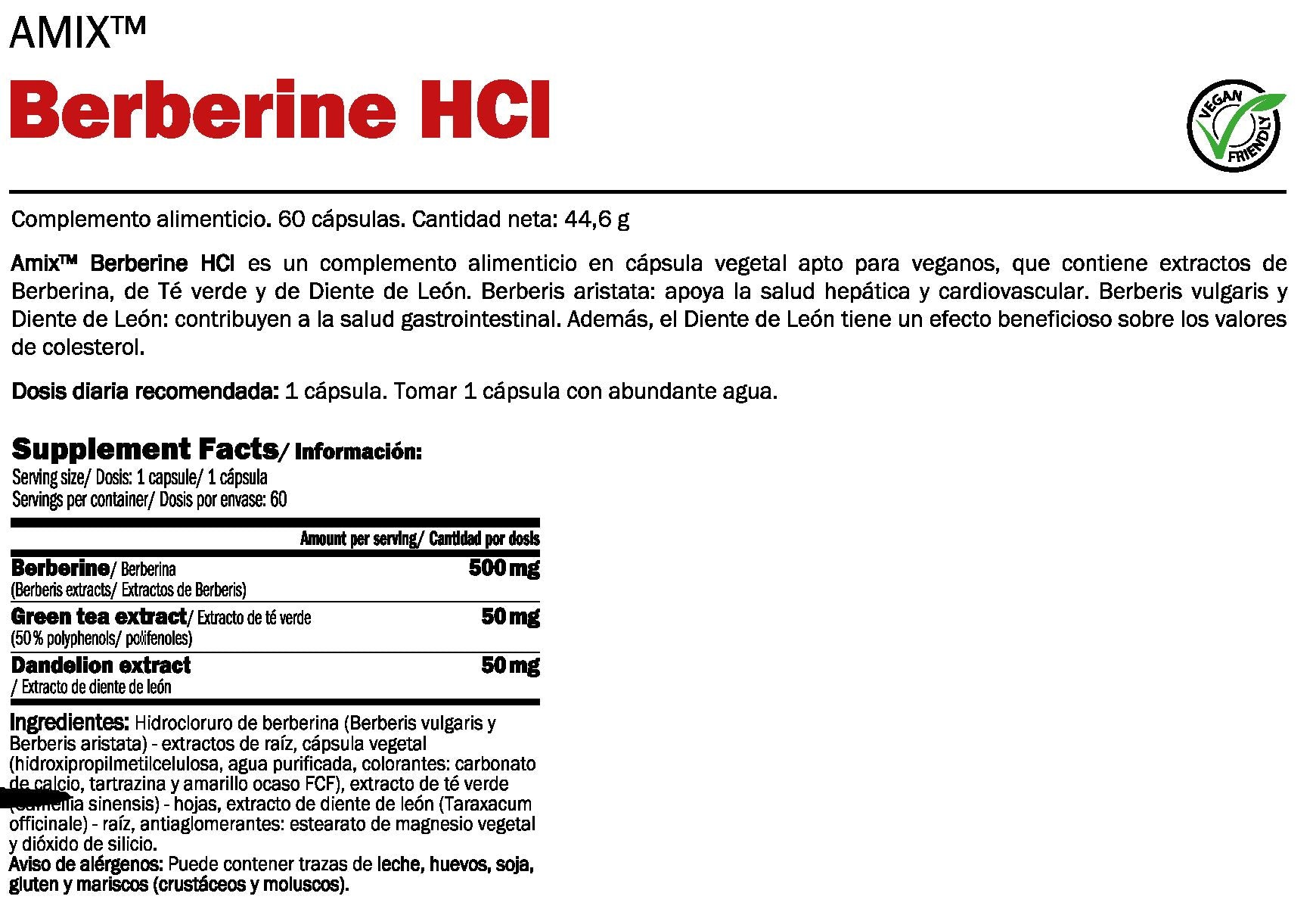 Información nutricional
