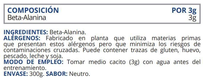 Información nutricional