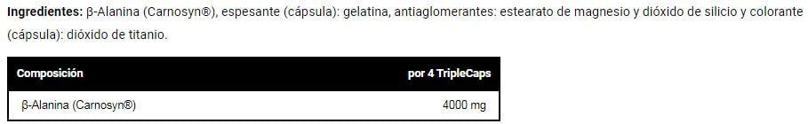 Información nutricional