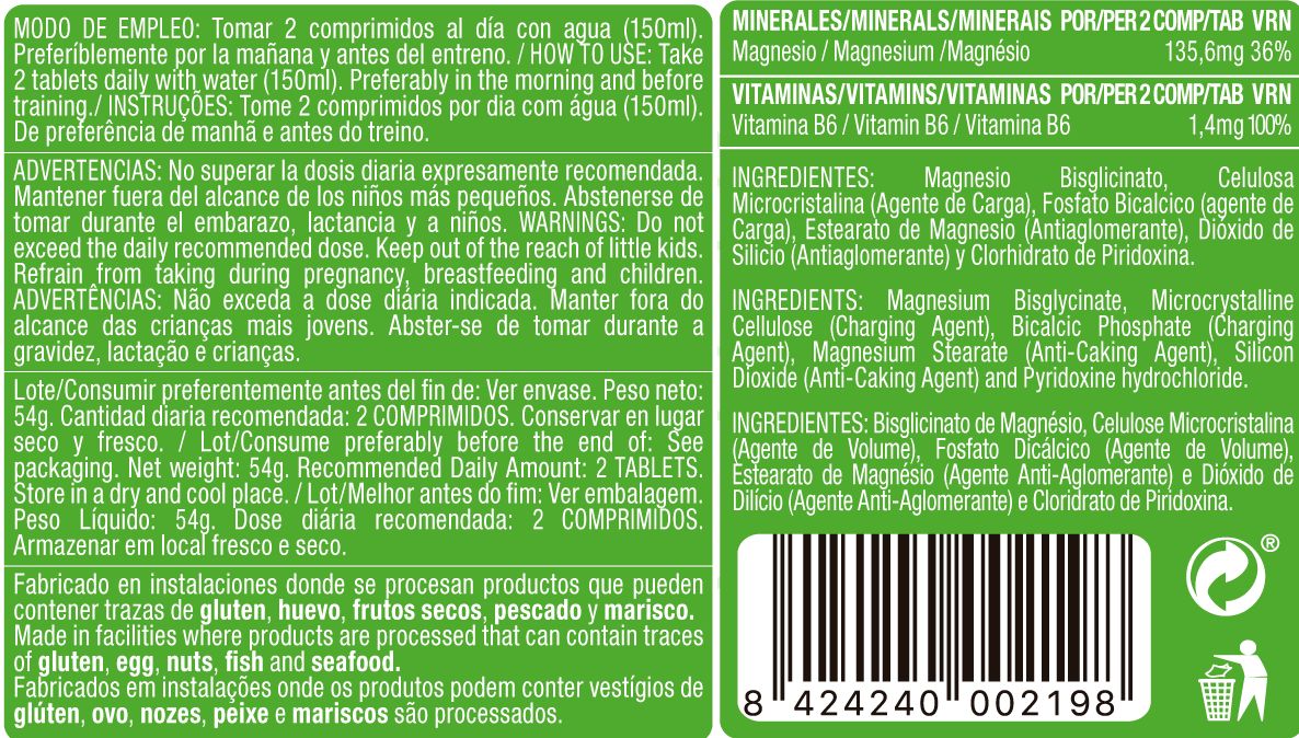 Información nutricional