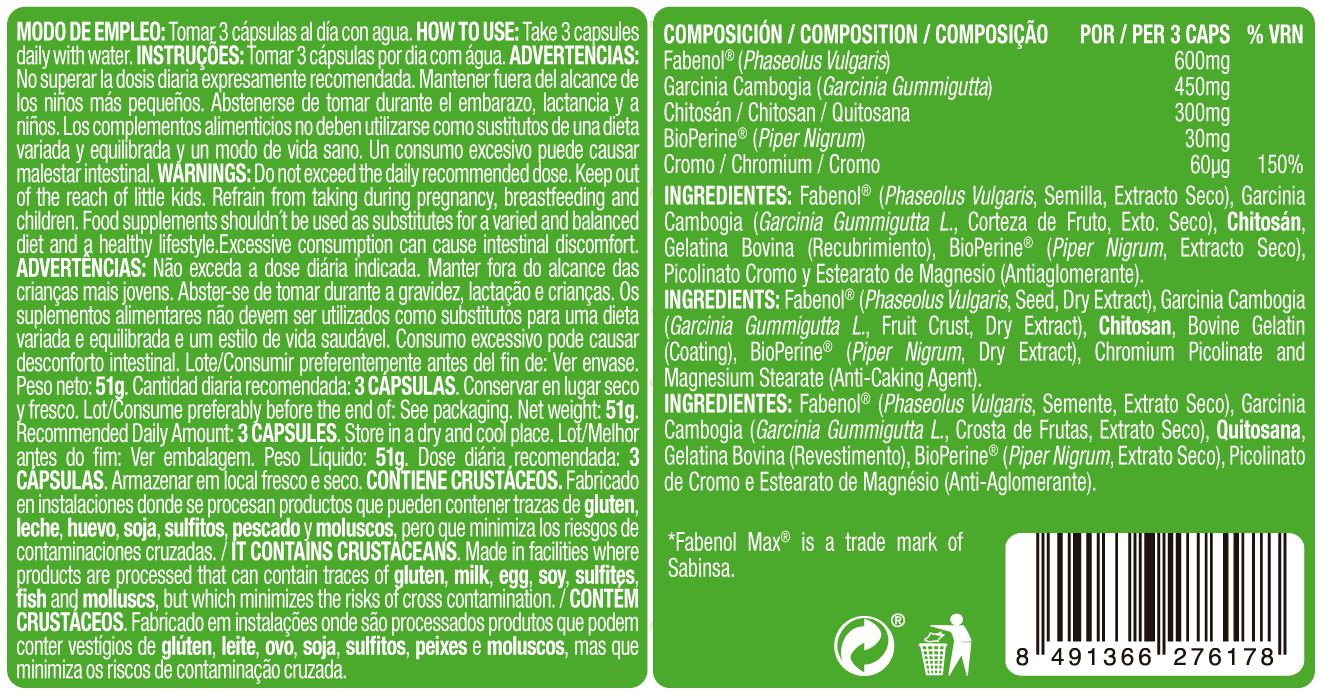 Información nutricional