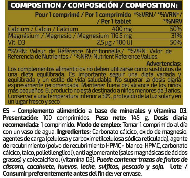 Información nutricional