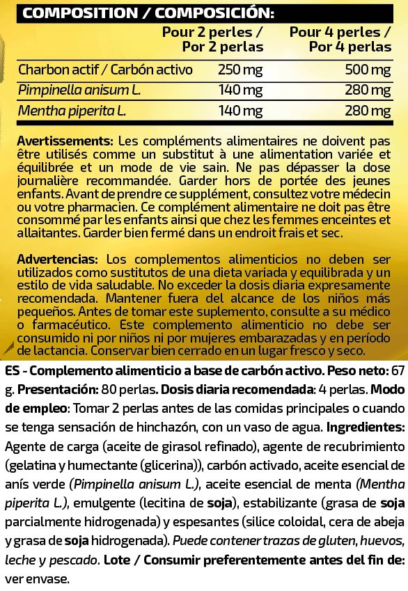 Información nutricional