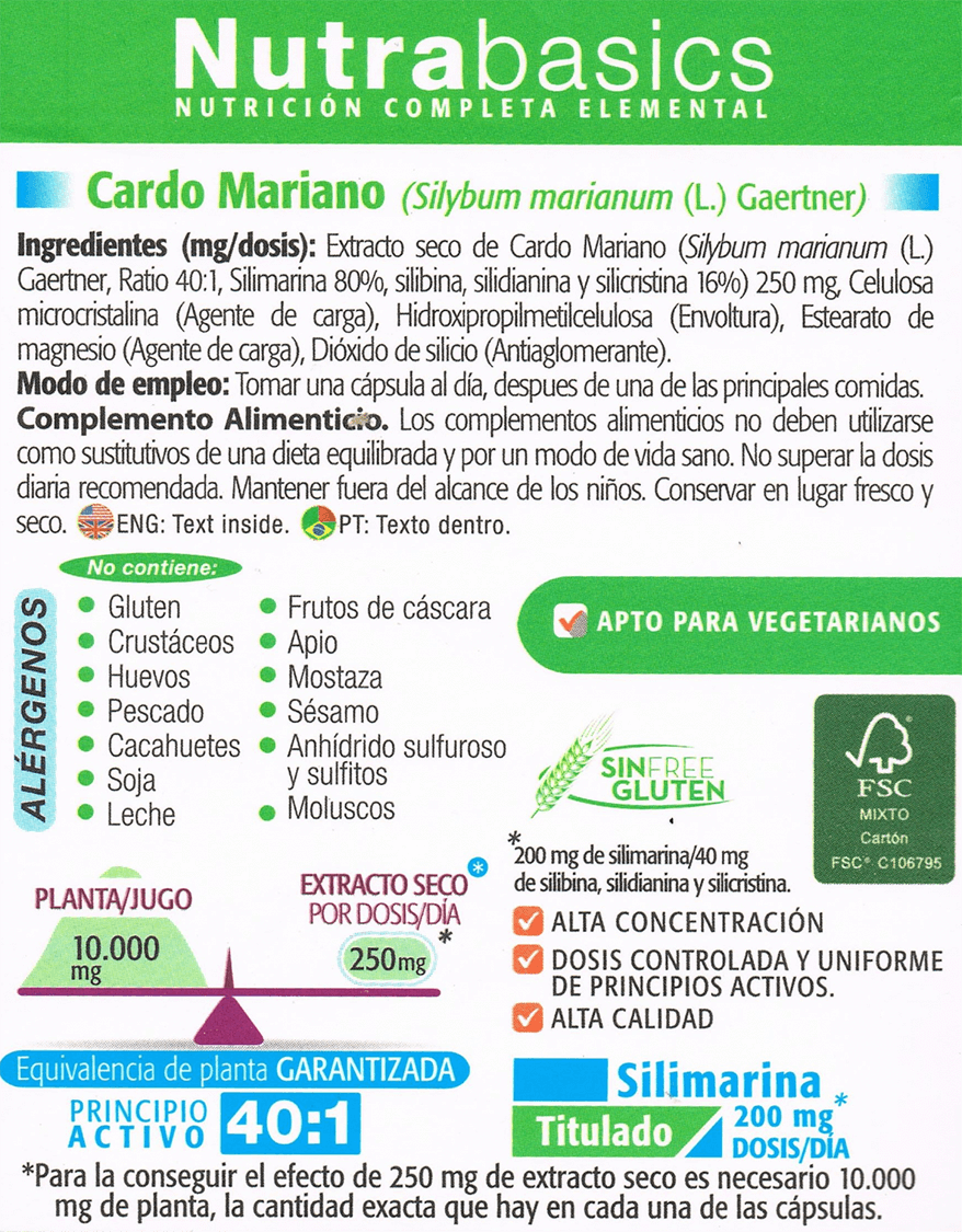 Información nutricional