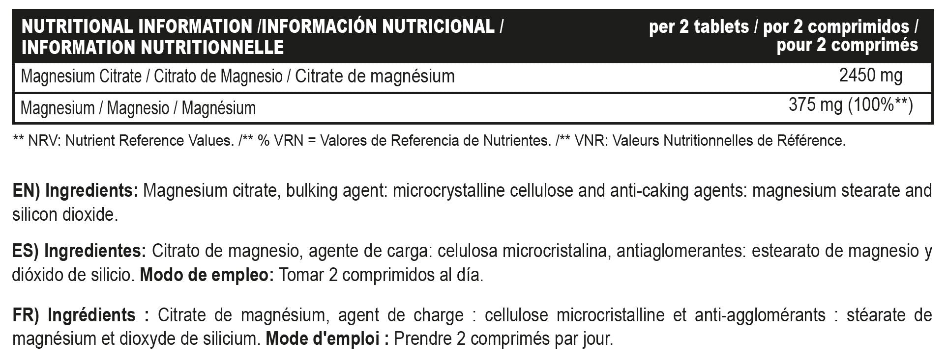 Información nutricional