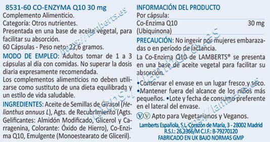 Información nutricional