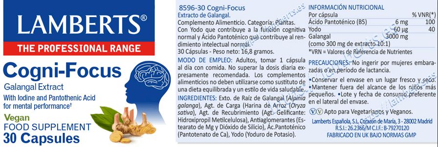 Información nutricional