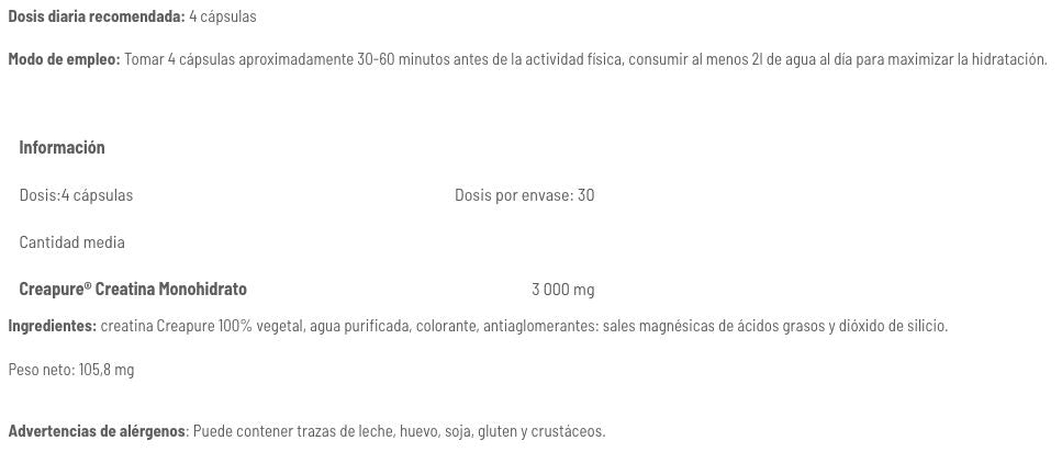 Información nutricional