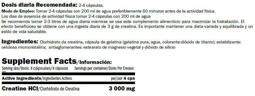 Información nutricional