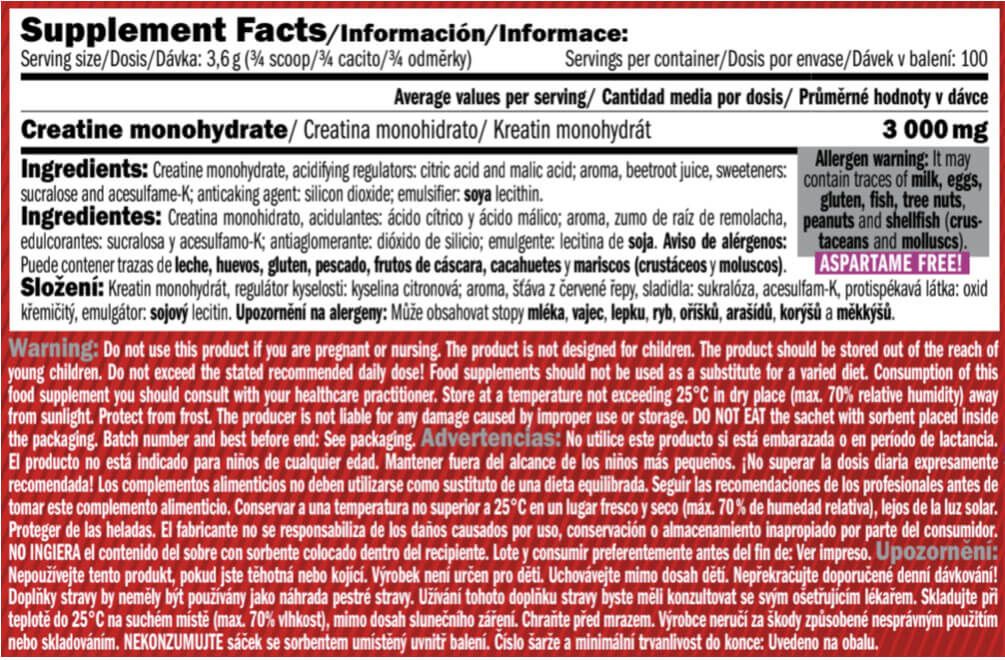 Información nutricional