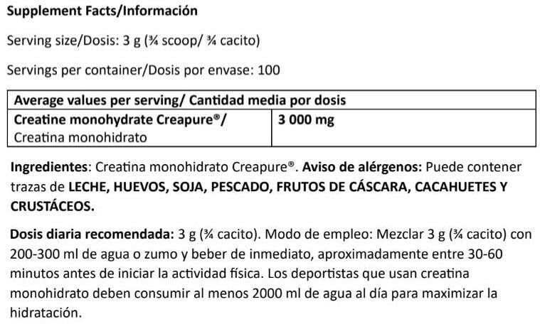 Información nutricional