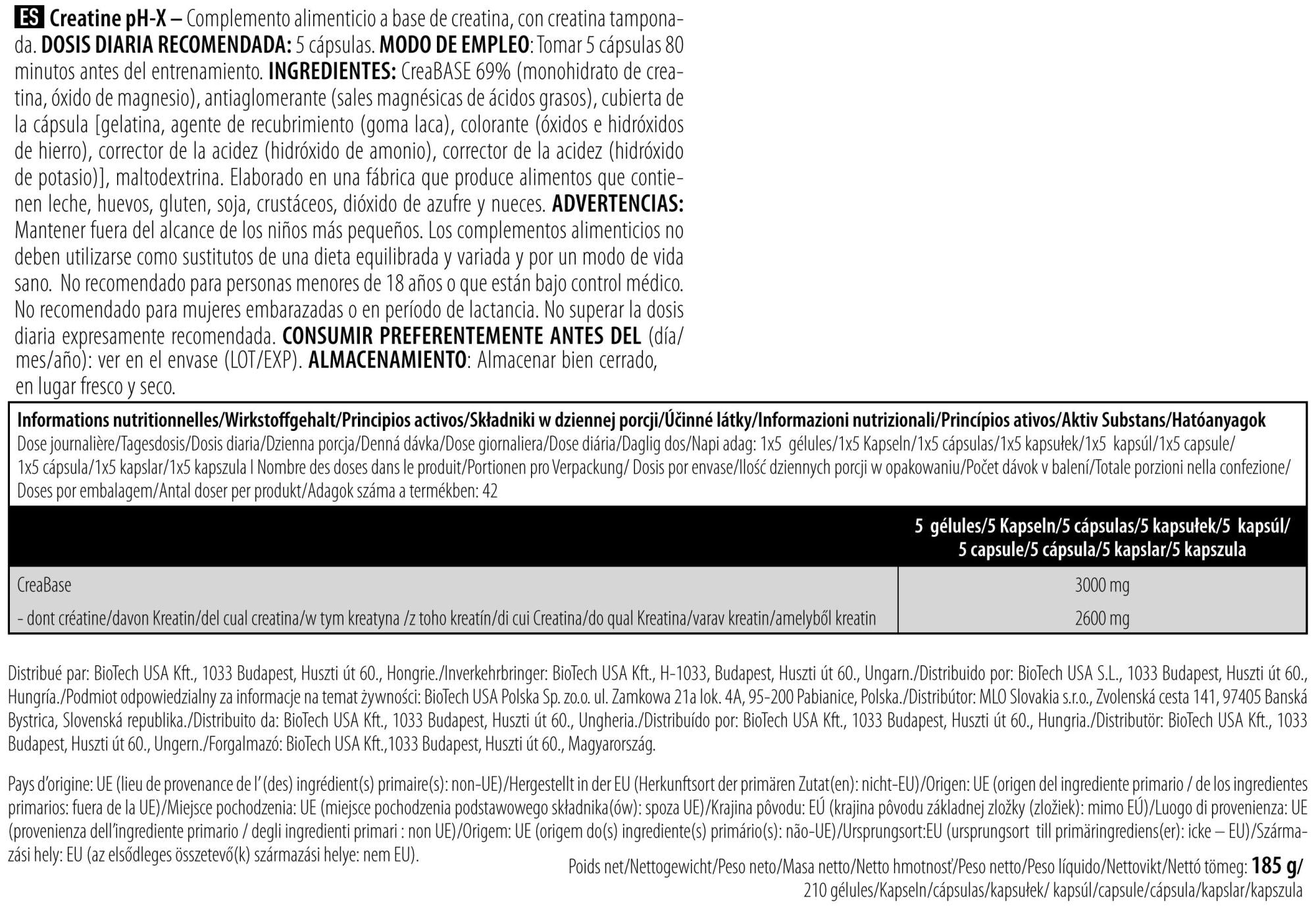 Información nutricional