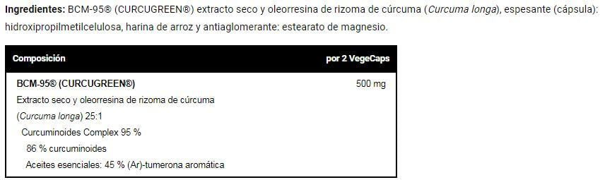 Información nutricional