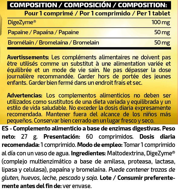 Información nutricional