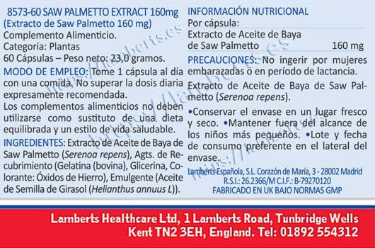 Información nutricional