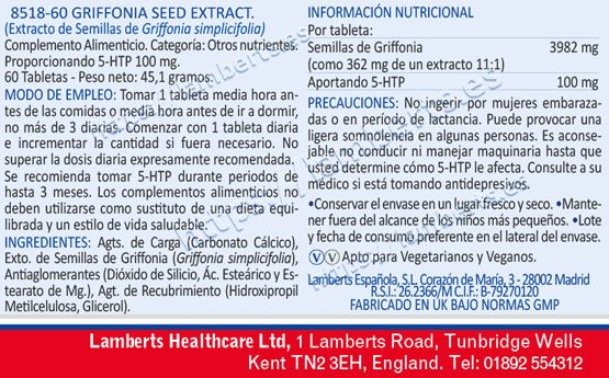 Información nutricional