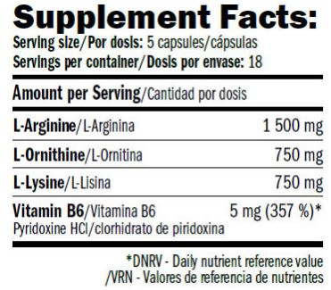 Información nutricional