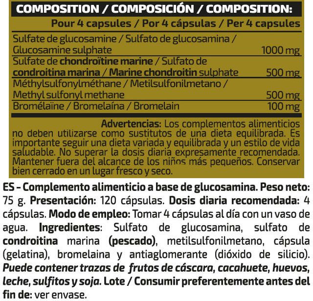 Información nutricional