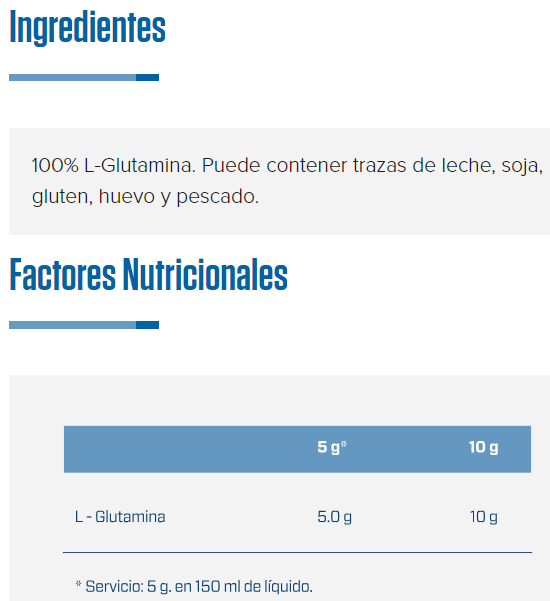 Información nutricional