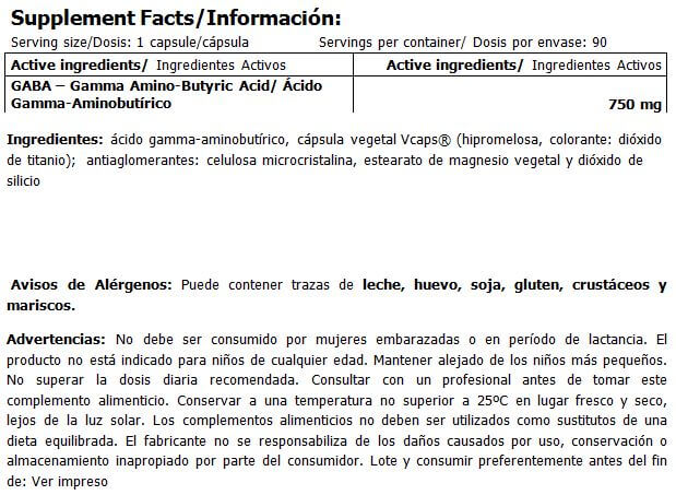 Información nutricional