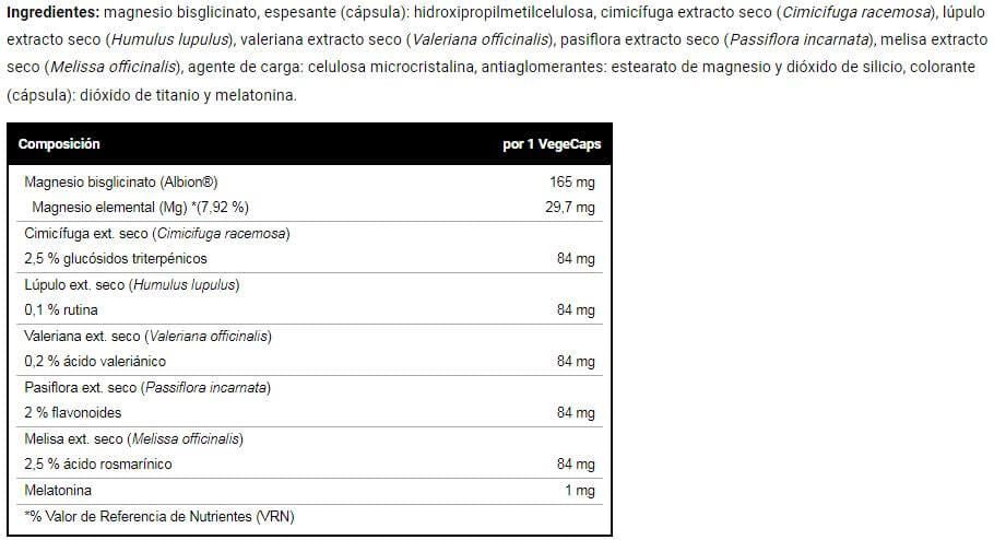 Información nutricional