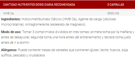 Información nutricional