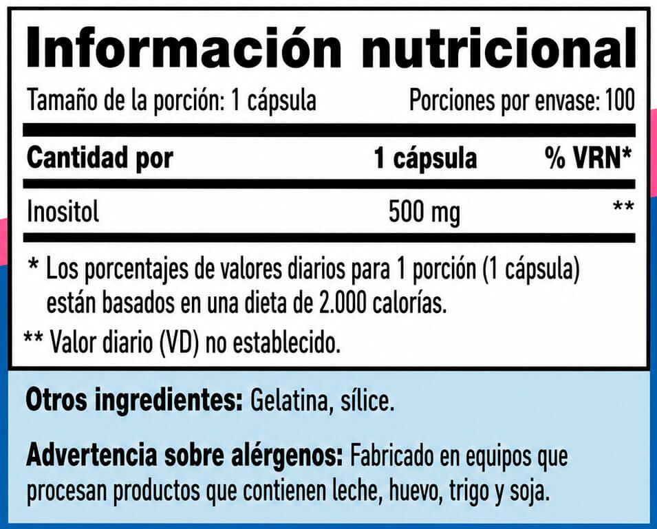 Información nutricional