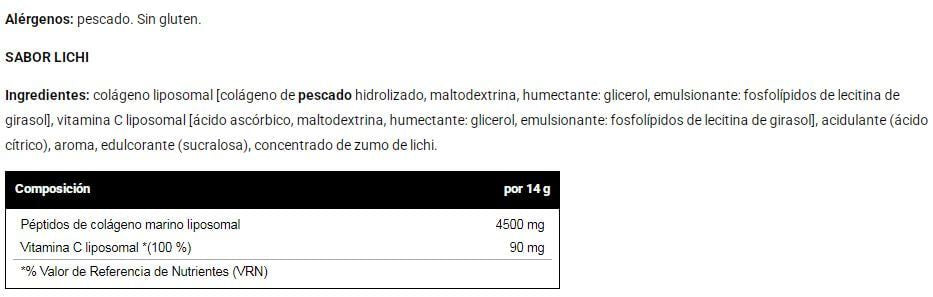 Información nutricional
