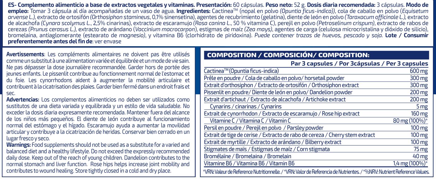 Información nutricional