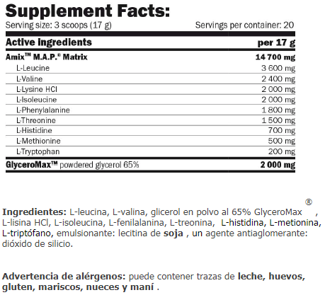 Información nutricional