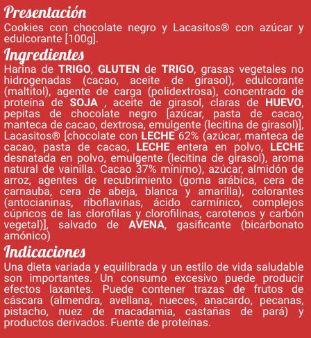 Información nutricional