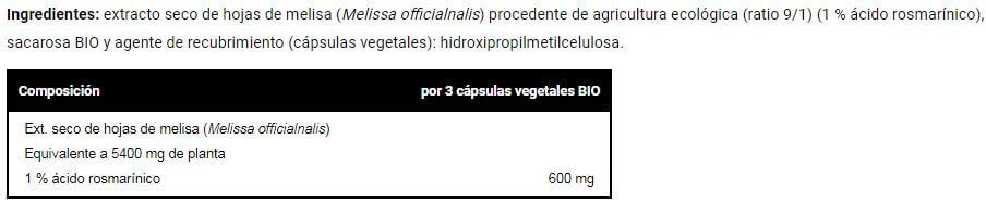 Información nutricional