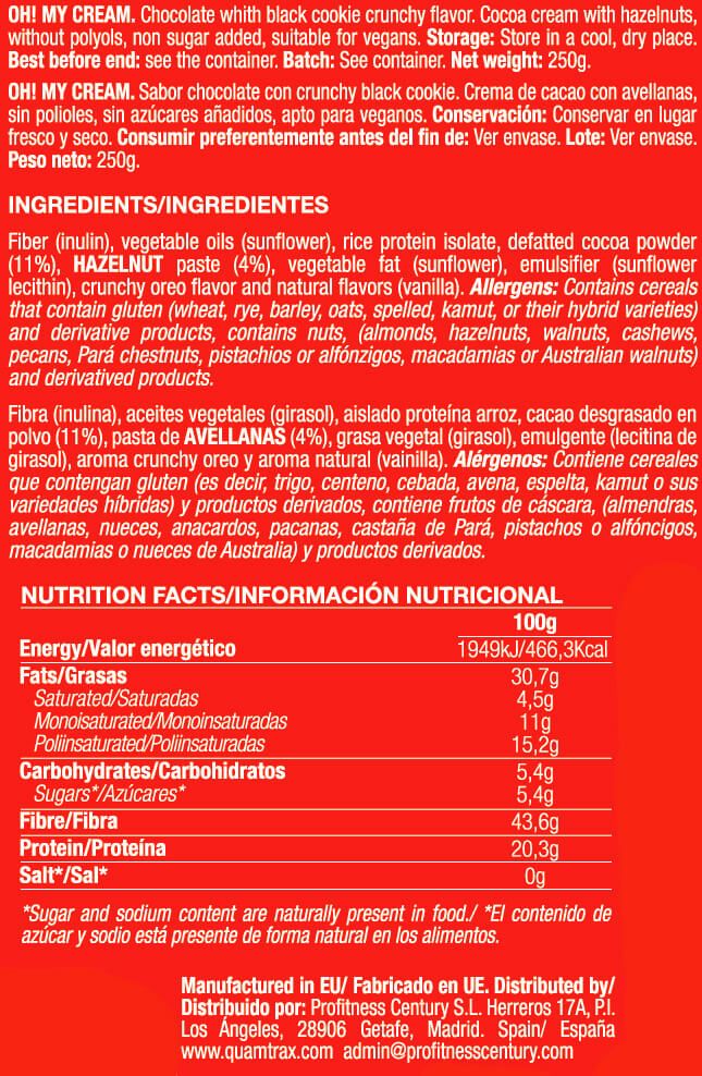 Información nutricional