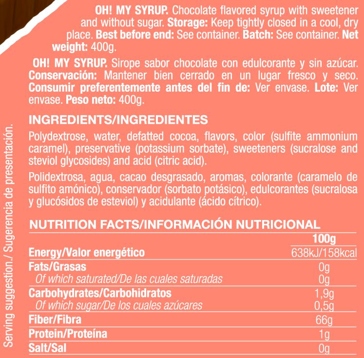 Información nutricional
