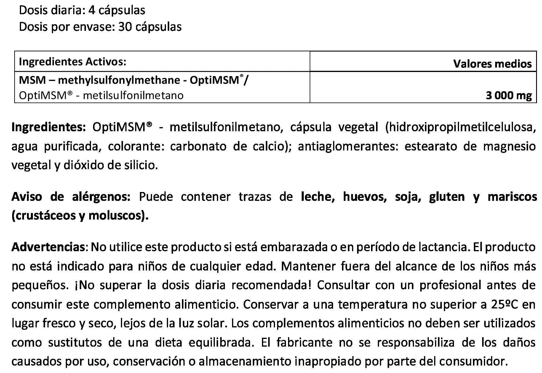 Información nutricional