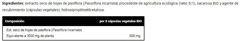 Información nutricional