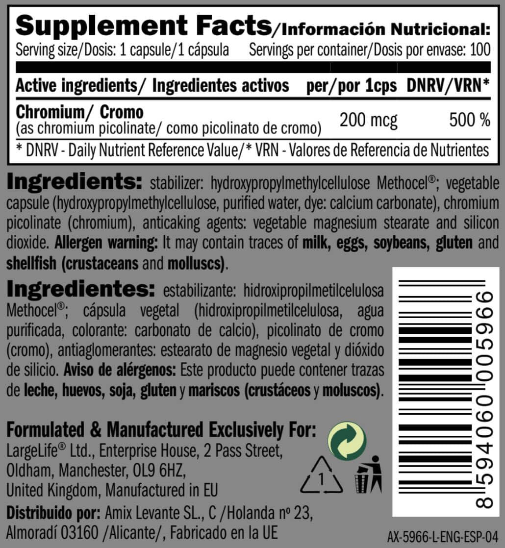Información nutricional