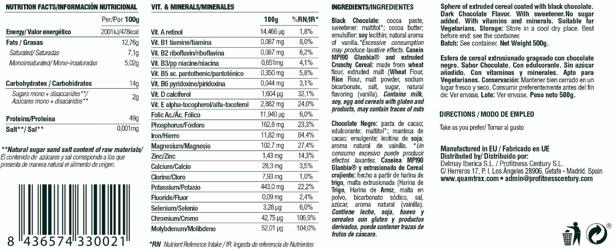 Información nutricional