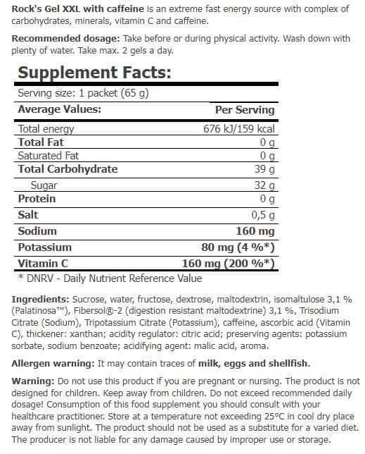 Información nutricional